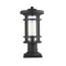 Z-Lite Jordan 1 Light Outdoor Pier Mounted Fixture, Black And Clear Seedy 570PHM-533PM-BK - alternate 5